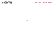 Tablet Screenshot of maedgen.com